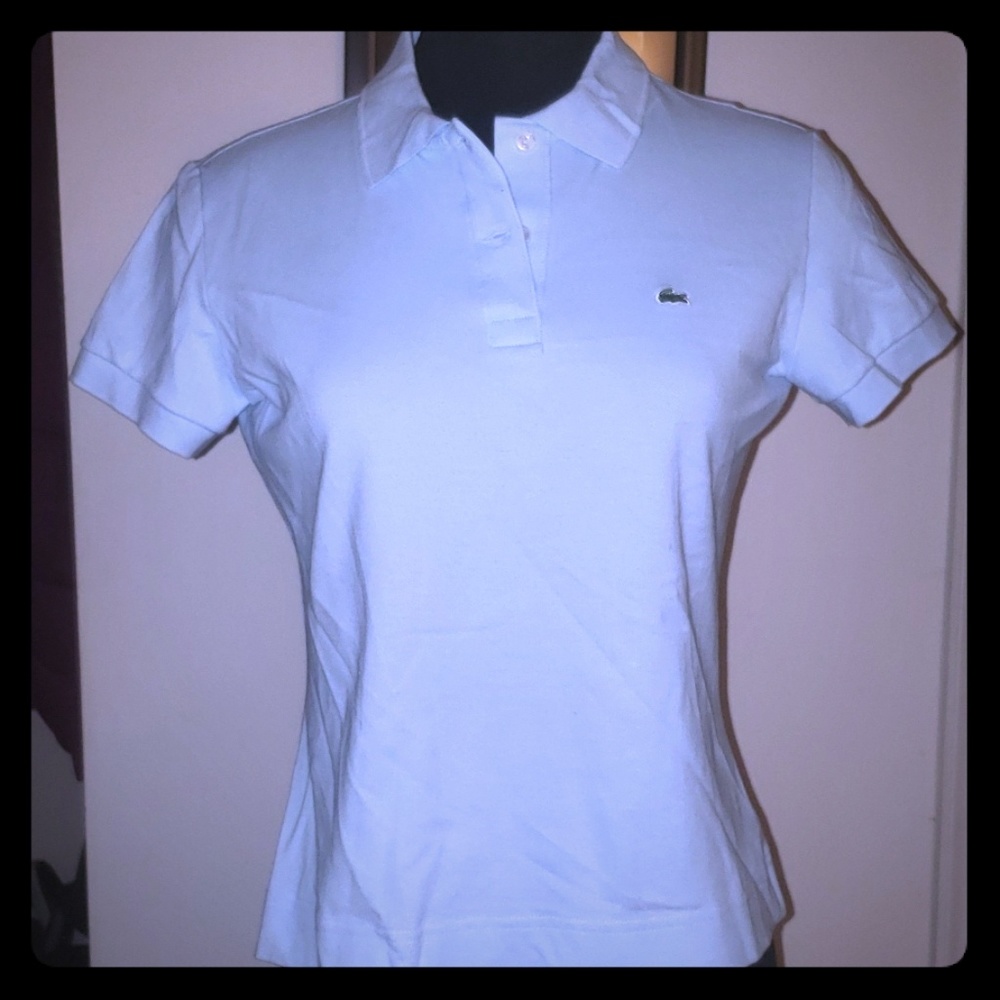 Powder Blue Tennis Shirt by Lacoste